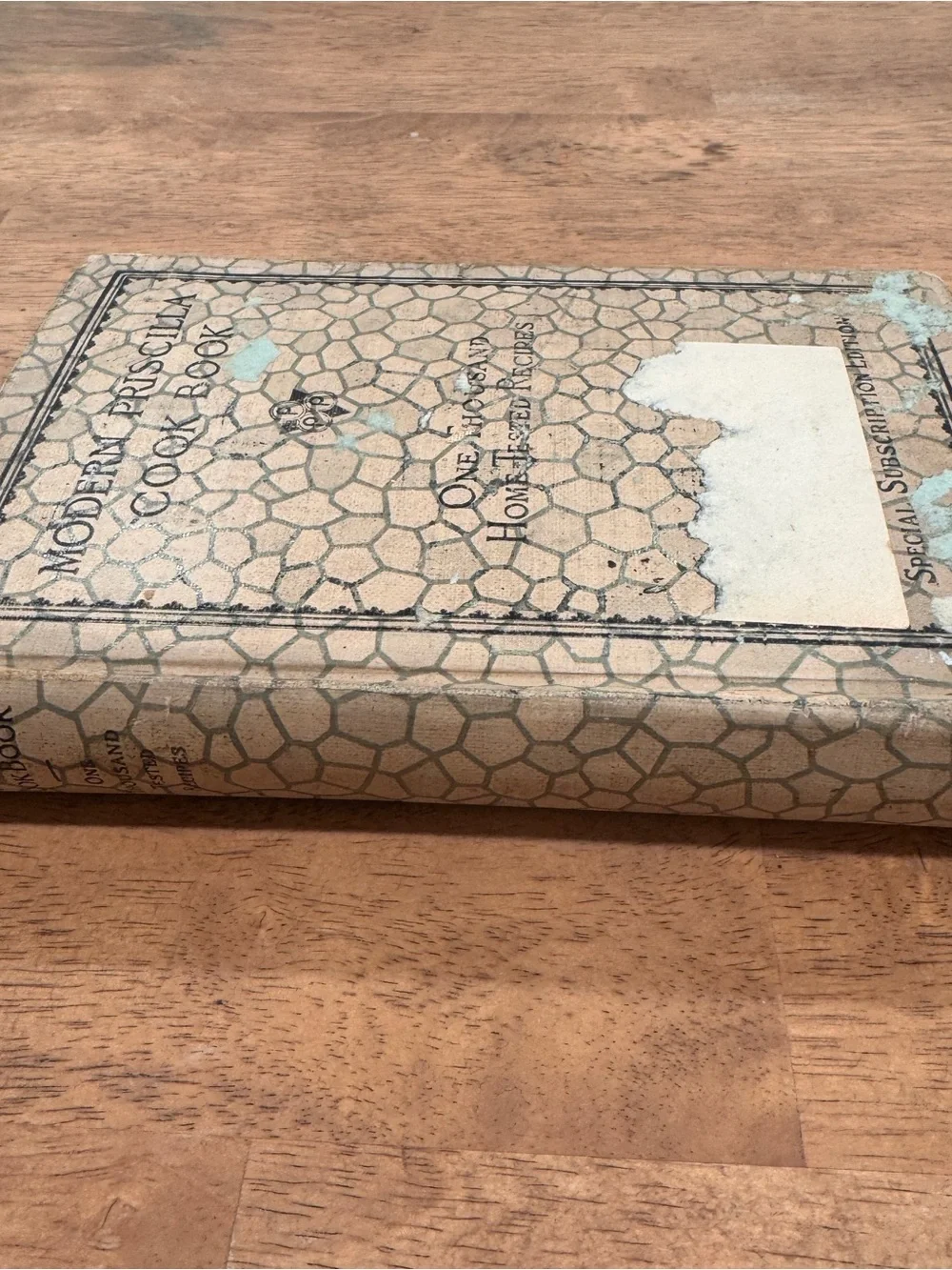 1924 Modern Priscilla Cook Book Old Family Recipes Vintage